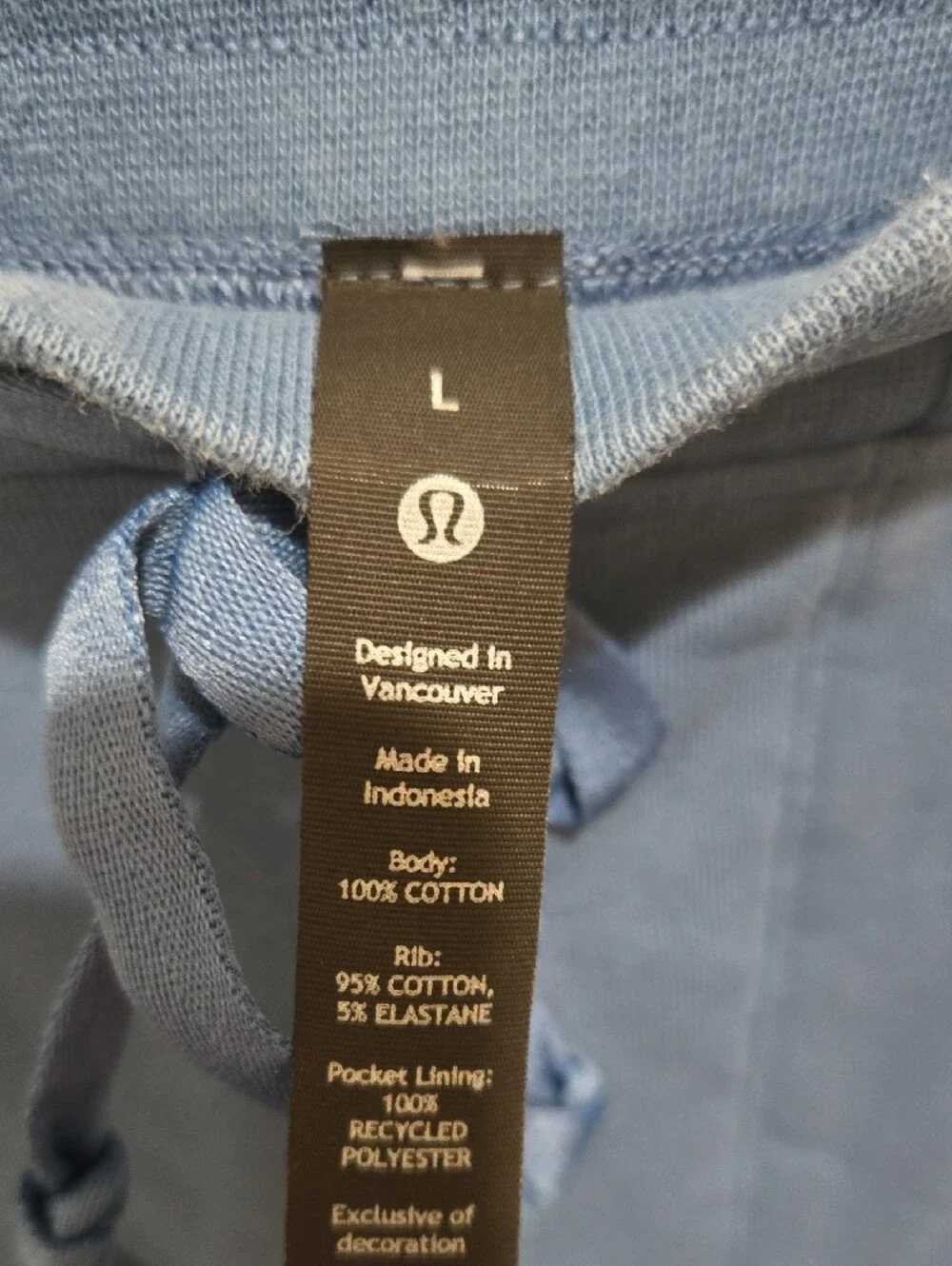 lululemon athletica Men's Dusty Blue Crop Jogger Sweatpants